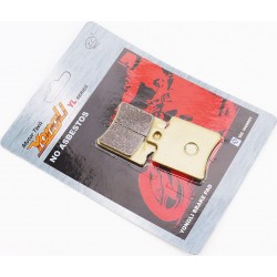 Тормозные колодки (дисковые) Yamaha JOG NEXT ZONE ZR/CW 50/ HONDA SFX 50/SRX 50/SZX 50 к-кт, жёлтые YONGLI