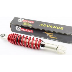 Амортизатор задній GY6/Honda-310мм*D-52мм (втулка 10мм / вилка 8мм) регул., червоний Mototech