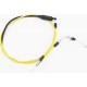 Трос газу Yamaha JOG MINT (наконечник з внутрішньою різьбою), жовтий (трос 161см/ кожух 149см) Китай