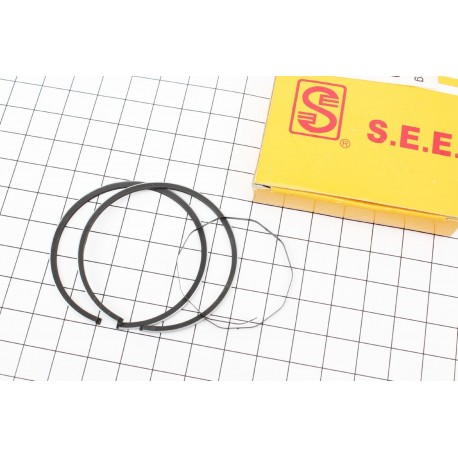 Кольца поршневые Honda LEAD90 48мм STD (замки верхние), жёлтая коробка SEE