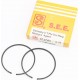 Кольца поршневые Honda LEAD90 48мм+0,75 (замки верхние), жёлтая коробка SEE