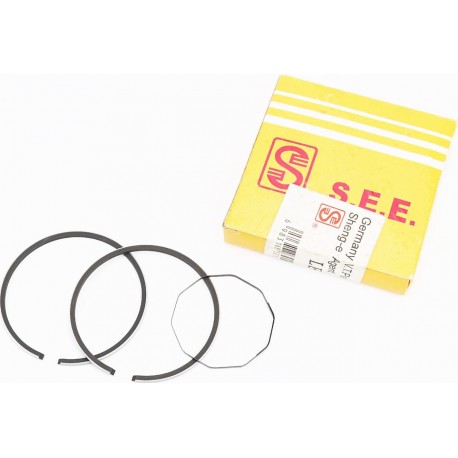 Кільця поршневі Honda LEAD90 48мм +1,00 (замки верхні), жовта коробка SEE