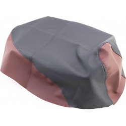 Чехол сиденья Honda DIO AF34 (эластичный, прочный материал), чёрно-коричневый Украина