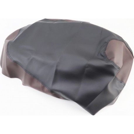 Чохол сидіння Honda DIO AF62 (еластичний, міцний матеріал), чорний/коричневий Україна