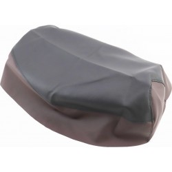 Чехол сиденья Honda DIO TACT AF24 (эластичный, прочный материал), чёрно-коричневый Украина