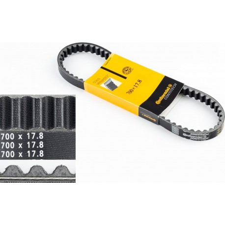 Ремінь 700х17,8 Honda LEAD 50 AF20, Тайвань Continental