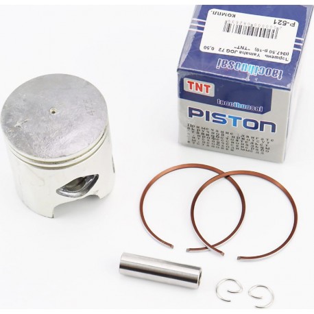 Поршень к-кт Yamaha STELS 70 47мм +0,50 (палець 10мм) TNT