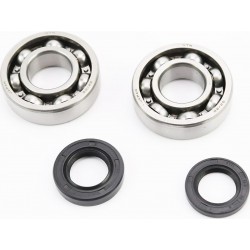 Підшипник 62/22 (22x50x14) 2шт колінчастого валу Yamaha 4T CW125+сальник (18,9x30x5/ 20x34x7) 2шт KOSO