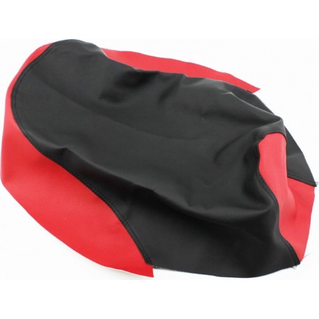 Чехол сиденья Honda DIO AF27 (эластичный, прочный материал), чёрно-красный Украина