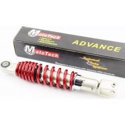 Амортизатор задній GY6/Suzuki-275мм*D-50мм (втулка 10мм / вилка 10мм) регул., червоний Mototech