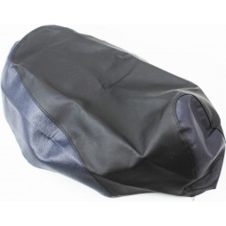 Чехол сиденья Honda DIO AF34 (эластичный, прочный материал), чёрно-синий Украина