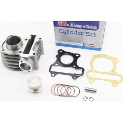 Циліндр к-кт (цпг) Honda AF-62 50cc-37,8мм (палець 10мм), синя коробка SEE