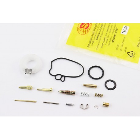 Ремонтный комплект карбюратора Honda TACT AF16, 15 деталей+поплавок S