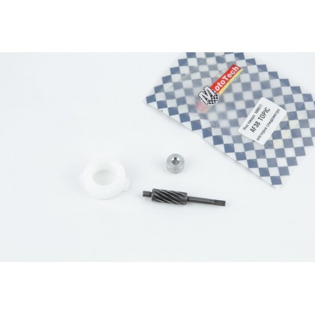 Шестерня спидометра (пластик)+червяк Honda DIO AF38, TOPIC Mototech