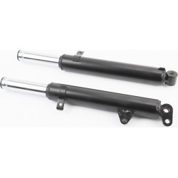 Вилка передняя (перья) лев., прав., к-кт 2шт Honda DIO, 365мм (под диск. торм.), чёрные Китай