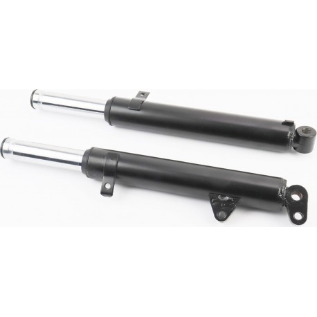 Вилка передняя (перья) лев., прав., к-кт 2шт Honda DIO, 365мм (под диск. торм.), чёрные Китай