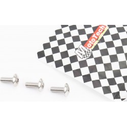 Болт M6 (Honda крепления клюва) к-кт 3шт, хром Mototech