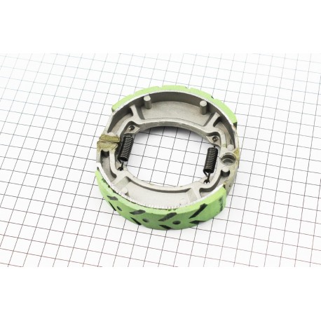 Тормозные колодки барабан Yamaha 3KJ, D-105мм (накладки с выборкой) тип 1 Китай