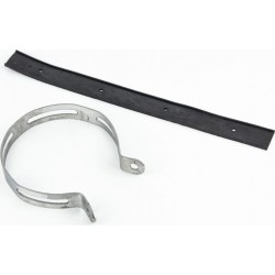 Хомут глушника+резинка (товщина – 2мм) Китай