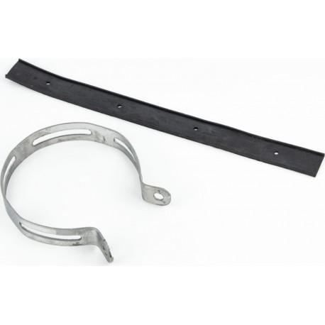 Хомут глушника+резинка (товщина – 2мм) Китай