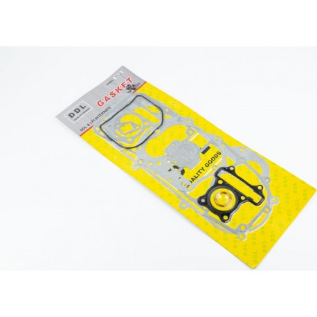 Прокладки двигателя 60cc-44мм, к-кт 13 деталей, короткий вариатор (металл) DDL