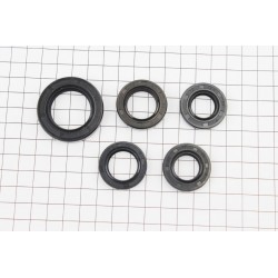 Сальники к-кт 5шт (16,4x30x5/ 17x30x5/ 19,8x30x5/ 20x32x7/ 27x42x7) двигуна JWBP