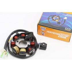 Статор магнето (генератора) (8 котушок роз'єм "мама 2+2") висота 32мм JWBP