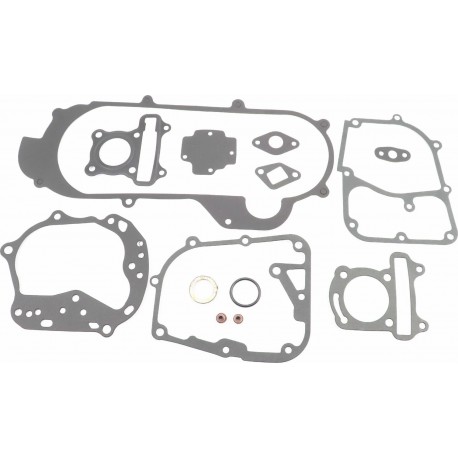 Прокладки двигуна 50cc-39мм, к-кт 13 деталей, короткий варіатор (метал) Китай