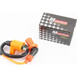Котушка запалювання із свічником, помаранчева, TUNING Mototech