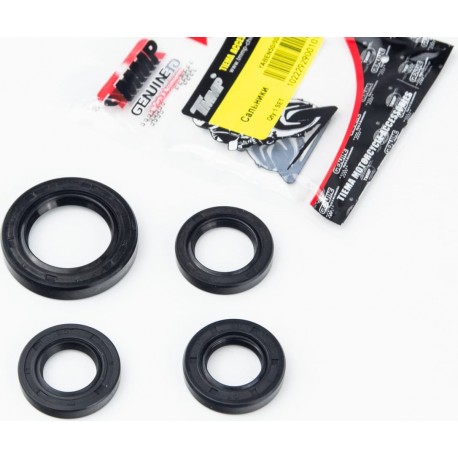 Сальники к-кт 4шт (17x30x5/ 17x30x6/ 19,8x30x5/ 27x42x7) двигателя TMMP