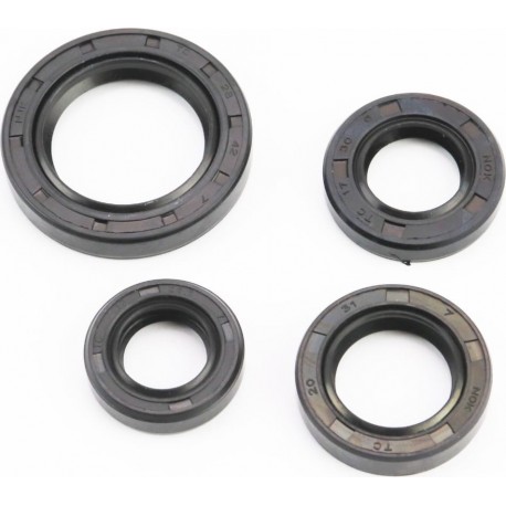 Сальники к-кт 4шт (15x25,5x7/ 17x30x6/ 20x31x7/ 28x42x7) двигуна, Honda LEAD AF48 Китай