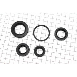 Сальники к-кт 5шт (15x25x7/ 17x30x7/ 20x31x7/ 25x40x7/ 34x39x4) двигателя, Honda DIO JWBP