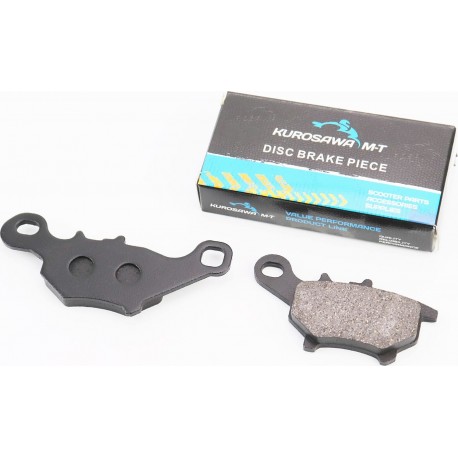 Тормозные колодки (дисковые) Yamaha JOG SA16/39J/CV 50 A/R к-кт KUROSAWA