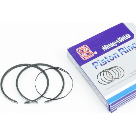 Кольца поршневые Honda DIO50 39мм+1,00 (замки внутренние), синяя коробка SEE