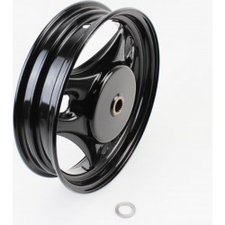 Диск колёсный задний Suzuki LET'S (стальной)+шайба, чёрный Taiwan