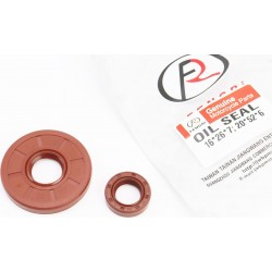 Сальники к-кт 2шт (16x26x7/ 20x52x6) колінвала, Honda DIO AF61/62/67/68, коричневі FENGRI