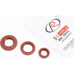 Сальники к-кт 3шт (17x27x5/ 24x43x6/ 25x37x6) двигателя, Suzuki AD50/Sepia FENGRI