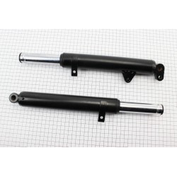 Вилка передня (перо) ліве, праве к-кт 2шт Honda DIO, 360мм (під диск. гальм.) чорні Китай