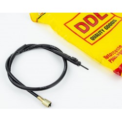 Трос спідометра Honda DIO ZX AF28/35 (із защіпкою, квадрат-квадрат) (трос 87см/ кожух 83см) DDL