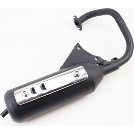 Глушник Honda DIO AF27/AF-30/FIT тип 1(накладка, хром) Китай