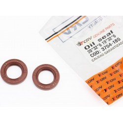 Сальники к-кт 2шт (19x32x6/ 20x32x6) коленвала, Honda DIO AF56, коричневые, от 10шт -20% TT CRV