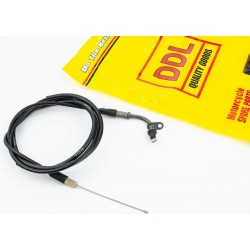 Трос газа Yamaha JOG (наконечник с внутренней резьбой) (трос 161см/ кожух 149см) DDL