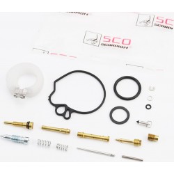 Ремонтный комплект карбюратора Honda TACT AF16, 16 деталей+поплавок Scorpion