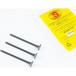 Клапана впускной (H-78/ D-16,5), выпускной 2шт (H-78/ D-15,5) к-кт 3шт, Yamaha JOG SA-36J/39J S