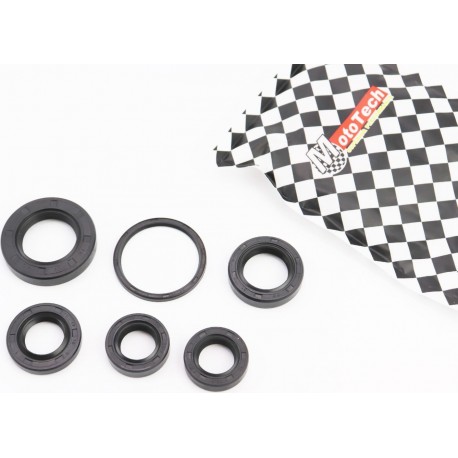 Сальники к-кт 6шт (15,6x25,5x7-2шт/ 17x30x5/ 20x31x7/ 24x40x7/ 34x39x4) двигателя, Honda DIO Mototech