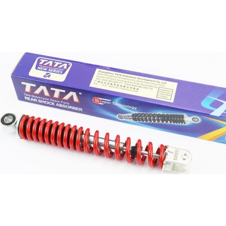 Амортизатор задний GY6/Suzuki-275мм*D-40мм (втулка 10мм / вилка 8мм), красный TATA