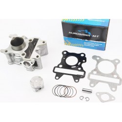 Циліндр к-кт (цпг) Yamaha SA36J/VINO/GEAR 4T 49cc-38мм (палець 10мм), водяне охолодження KUROSAWA