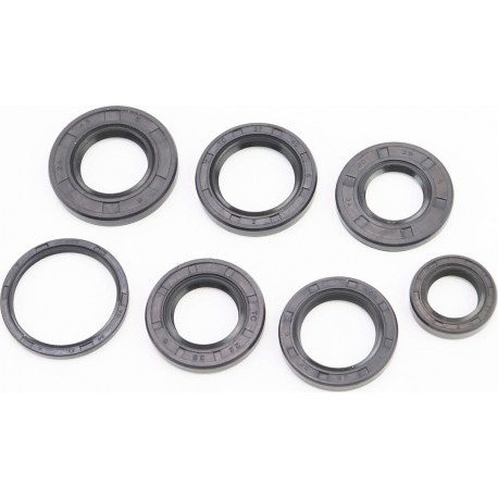 Сальники к-кт 7шт (17x27x6/ 20x38x5/ 22x38x6/ 24x43x6/ 25x37x6/ 27x40x6/ 34x41x4) двигуна, Suzuki AD100 Mototech