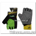 SPL рукавички SBG-1457 Green "ХL", чорно-сірі з Зеленим, Напіврукавички (пальці відкриті) , розмір"ХL", з гелевими антишок встав