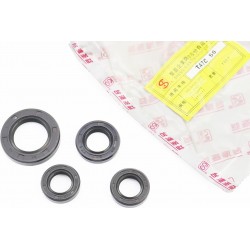 Сальники к-кт 4шт (15,5x25,5x7-2шт/ 17x30x6/ 24x40x7) двигателя, Honda Tact 50 S